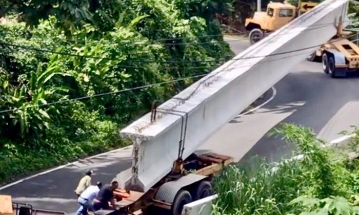 These Truck Drivers Maneuver the Ridiculously Long Cargo Through the Narrowest Roads