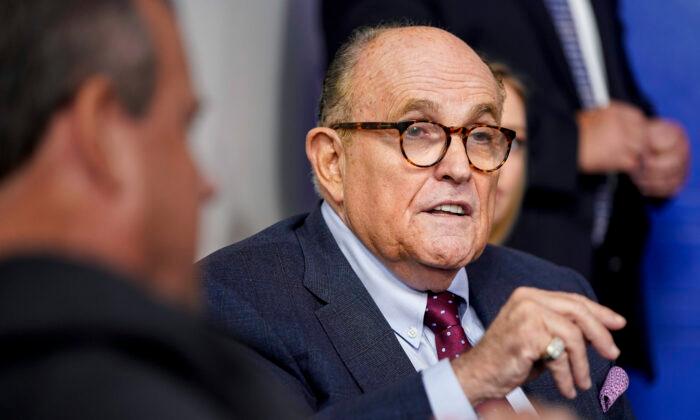 Rudy Giuliani Files Police Report on Alleged Hunter Biden Laptop