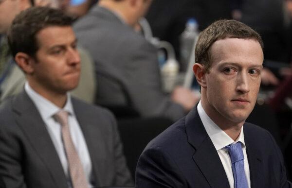 Facebook co-founder Mark Zuckerberg testifies before a combined Senate Judiciary and Commerce committee hearing in the Hart Senate Office Building in Washington on April 10, 2018. (Alex Wong/Getty Images)