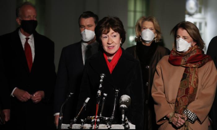 Republicans Had ‘Very Productive’ Meeting With Biden on CCP Virus Package: Collins