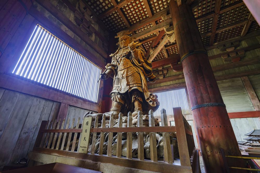 One of the many Buddhist statues in Horyuji Temple. (Kit Leong.Shutterstock.com)