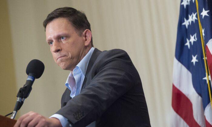 Peter Thiel Calls Out Big Tech’s Collaboration With Chinese Communist Regime