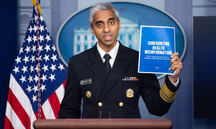 US Surgeon General Requests COVID-19 ‘Misinformation’ Data From Big Tech Companies