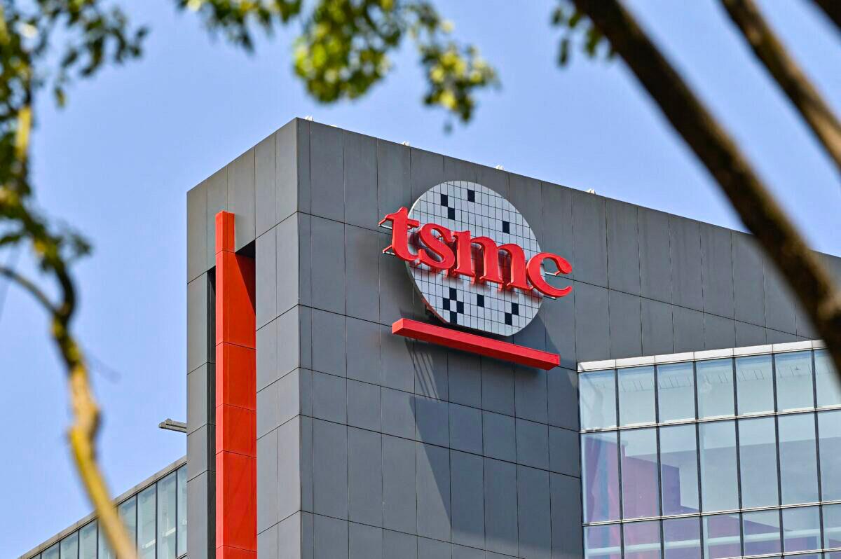 A factory of Taiwanese semiconductors manufacturer TSMC at Central Taiwan Science Park in Taichung, Taiwan on March 25, 2021. (Sam Yeh/AFP via Getty Images)