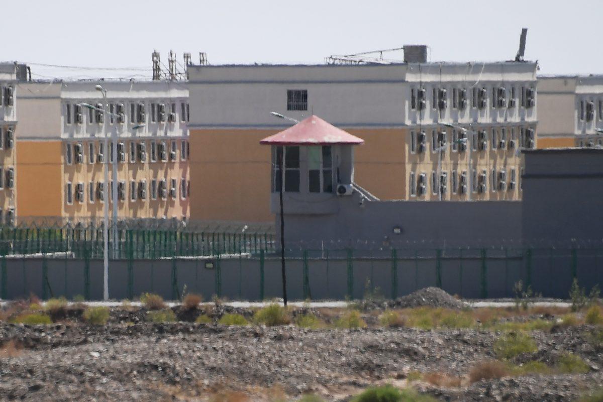 A facility believed to be a reeducation camp where mostly Muslim ethnic minorities are detained, in Artux, north of Kashgar in China's western Xinjiang region, on June 2, 2019. (Greg Baker/AFP/Getty Images)