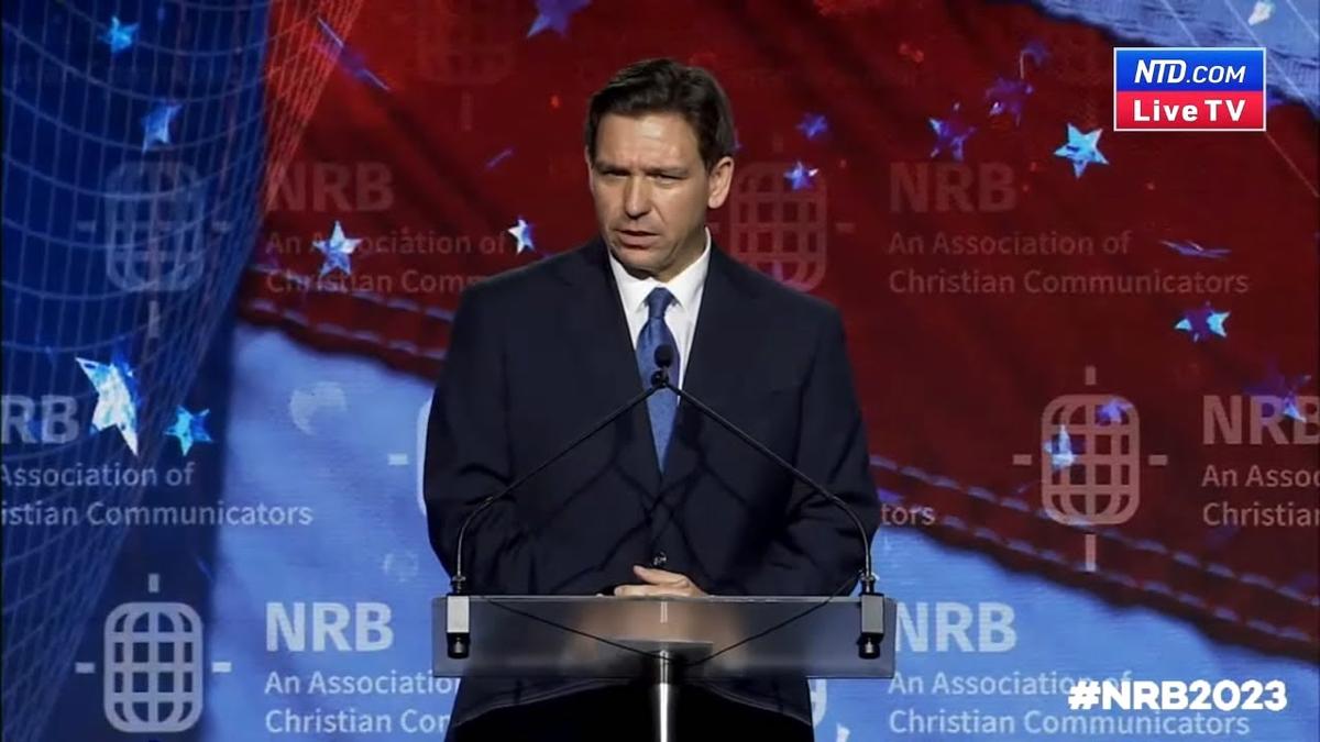 Florida Gov. DeSantis Delivers Remarks at The National Religious Broadcasters Convention