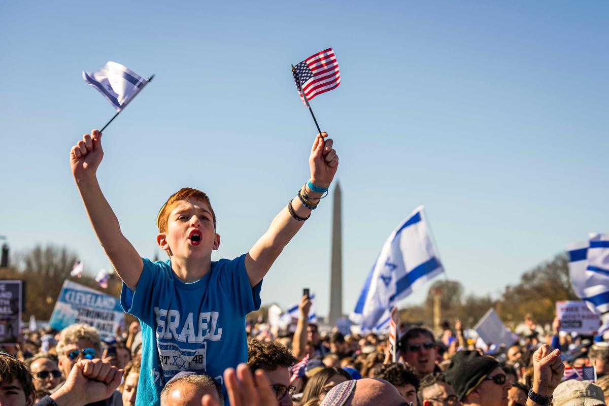 <span data-sheets-root="1" data-sheets-value="{"1":2,"2":"Thousands of people attend the March for Israel on the National Mall in Washington on Nov. 14, 2023. (Drew Angerer/Getty Images)"}" data-sheets-userformat="{"2":771,"3":{"1":0},"4":{"1":2,"2":65535},"11":4,"12":0}">Thousands of people attend the March for Israel on the National Mall in Washington on Nov. 14, 2023. (Drew Angerer/Getty Images)</span>