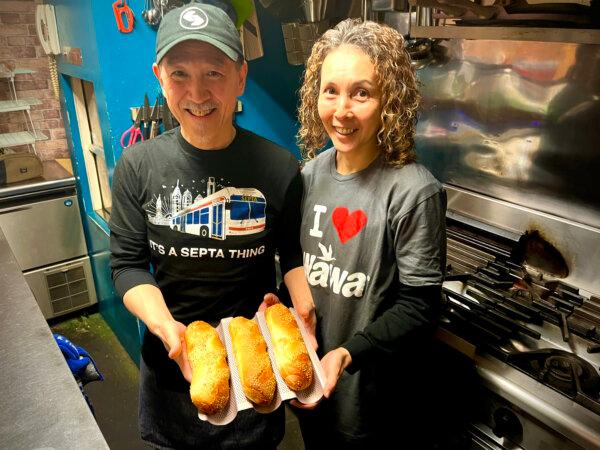 Tomomi Chujo bakes Nihonbashi's hoagie rolls from scratch, as well as chocolate babka. She's working on chocolate rugelach and tomato pie recipes next. (Jenn Ladd/The Philadelphia Inquirer/TNS)