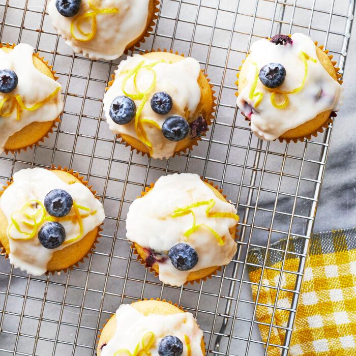 Serve Blueberry-Studded Lemon-Ricotta Cupcakes at Your Next Party for a Sweet Treat