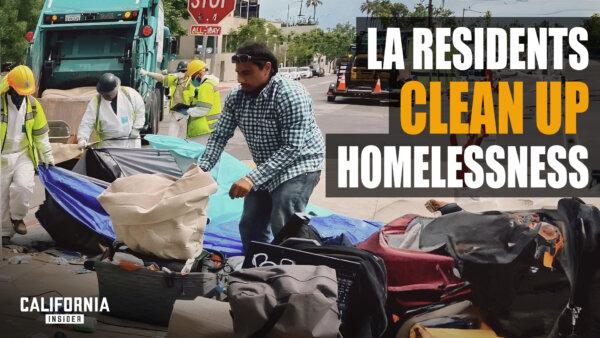 LA Residents Take up Homelessness Clean up by Themselves